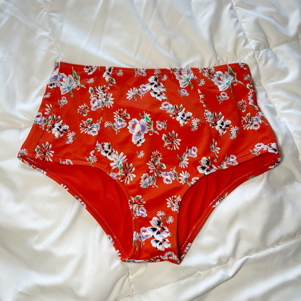 Roxy High-Waisted Swim Bottoms